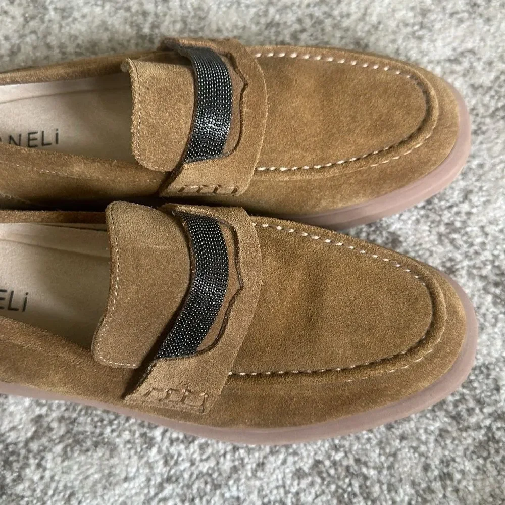 Vaneli KIMMO SUEDE ORNAMENT FLAT Shoes 7